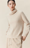 Mock Neck Cashmere Sweater