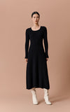 Crew Neck Knit Dress