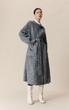 Belted Single Button Wool Coat