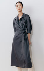 Side Pocket Wrap Dress