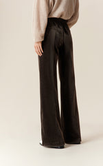Elastic Waist Velvet Pants