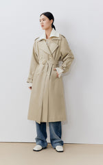 Double Collar Trench Coat