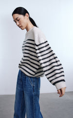 Shiny Stripe Sweater