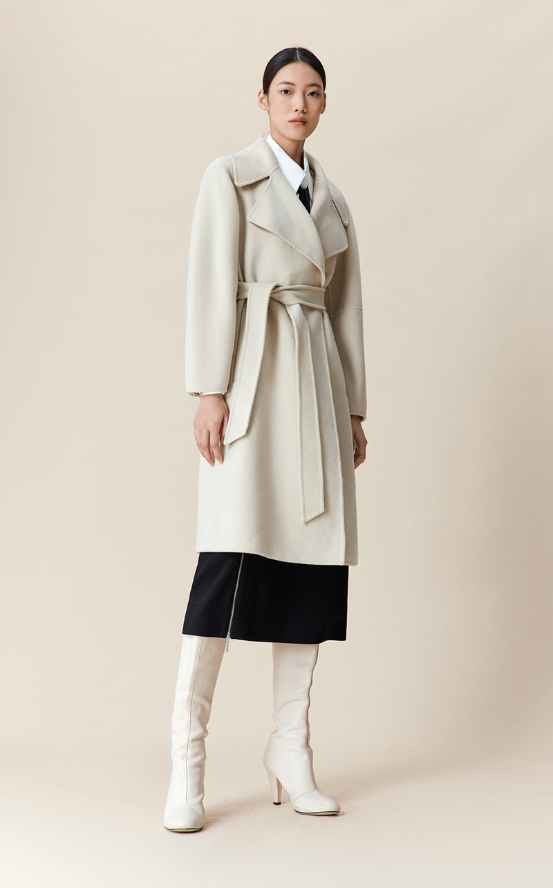 Fashion Sleeve Wool Coat