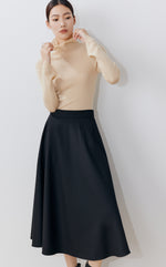 Wool Midi Skirt